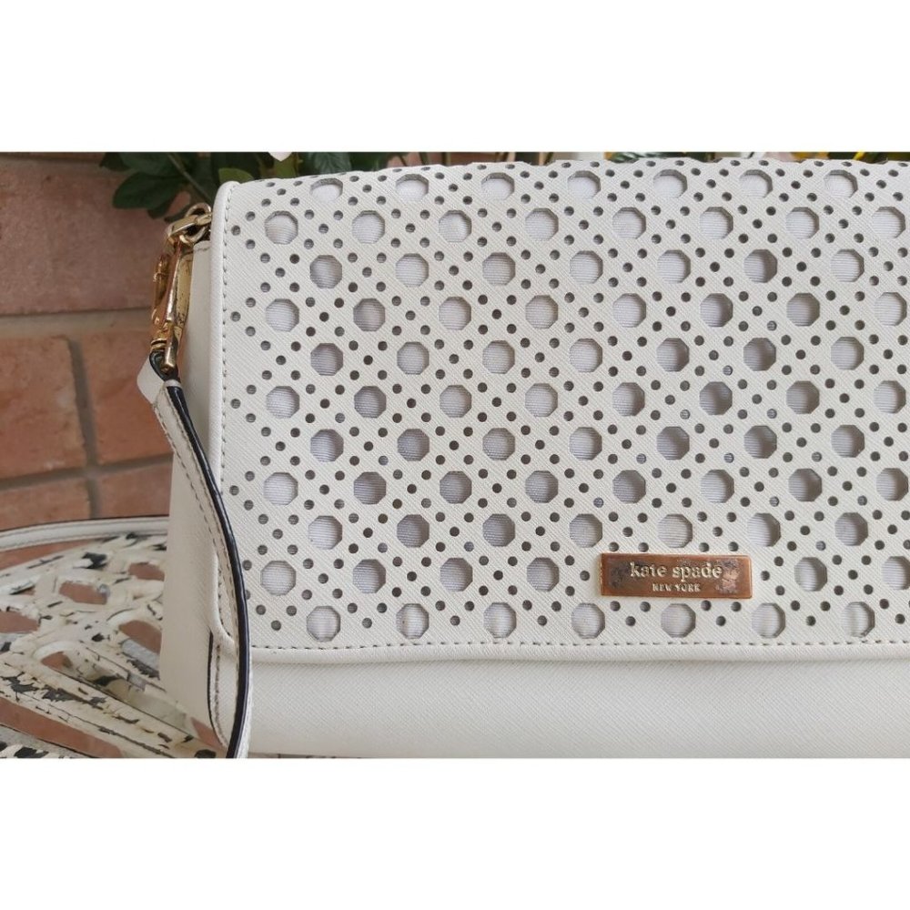 Kate Spade White Crossbody Bag